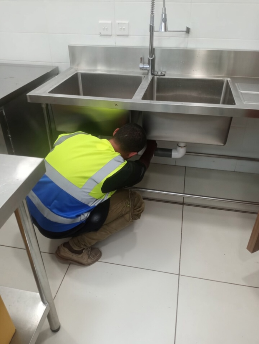 commercial drain maintenance at Centurion CBD