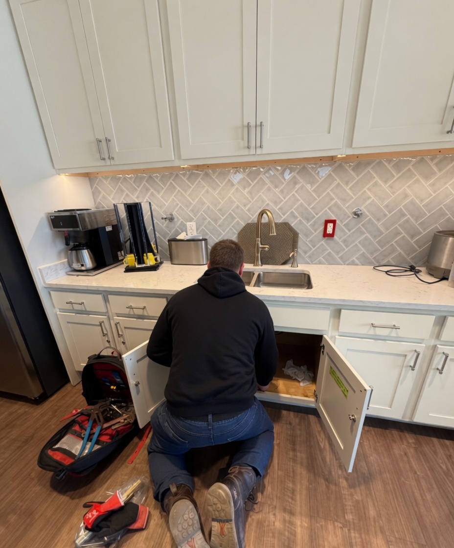 emergency pipe repair at Menlo Park
